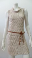 VESTIDO CON CINTURON TRENZADO