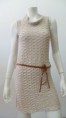 VESTIDO CON CINTURON TRENZADO