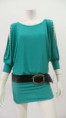 VESTIDO LICRA MURCIELAGO ABIERTO CON TACHAS