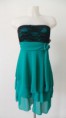VESTIDO DE PALABRA HONOR DE GASA