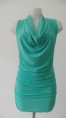 VESTIDO LICRA CUELLO CAIDO AGUJERO ESPALDA