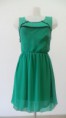VESTIDO CREPON BORDADOS NEGROS