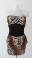 VESTIDO LEOPARDO BICOLOR